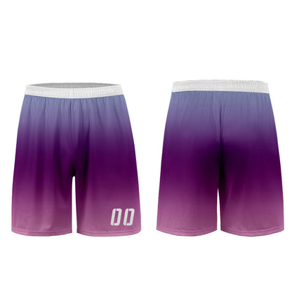 Custom Blue Purple Pink Uniform Jersey Kids Adults Personalized Set Jersey Shirt