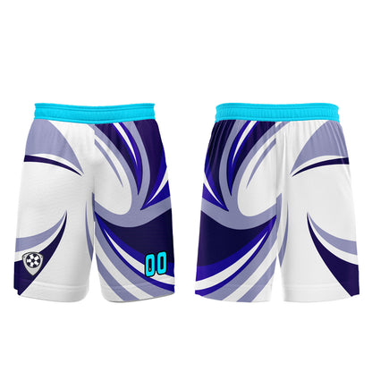 Custom White Purple Uniform Jersey Kids Adults Personalized Set Jersey Shirt