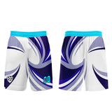Custom White Purple Uniform Jersey Kids Adults Personalized Set Jersey Shirt