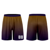 Custom Brown Purple Uniform Jersey Kids Adults Personalized Set Jersey Shirt