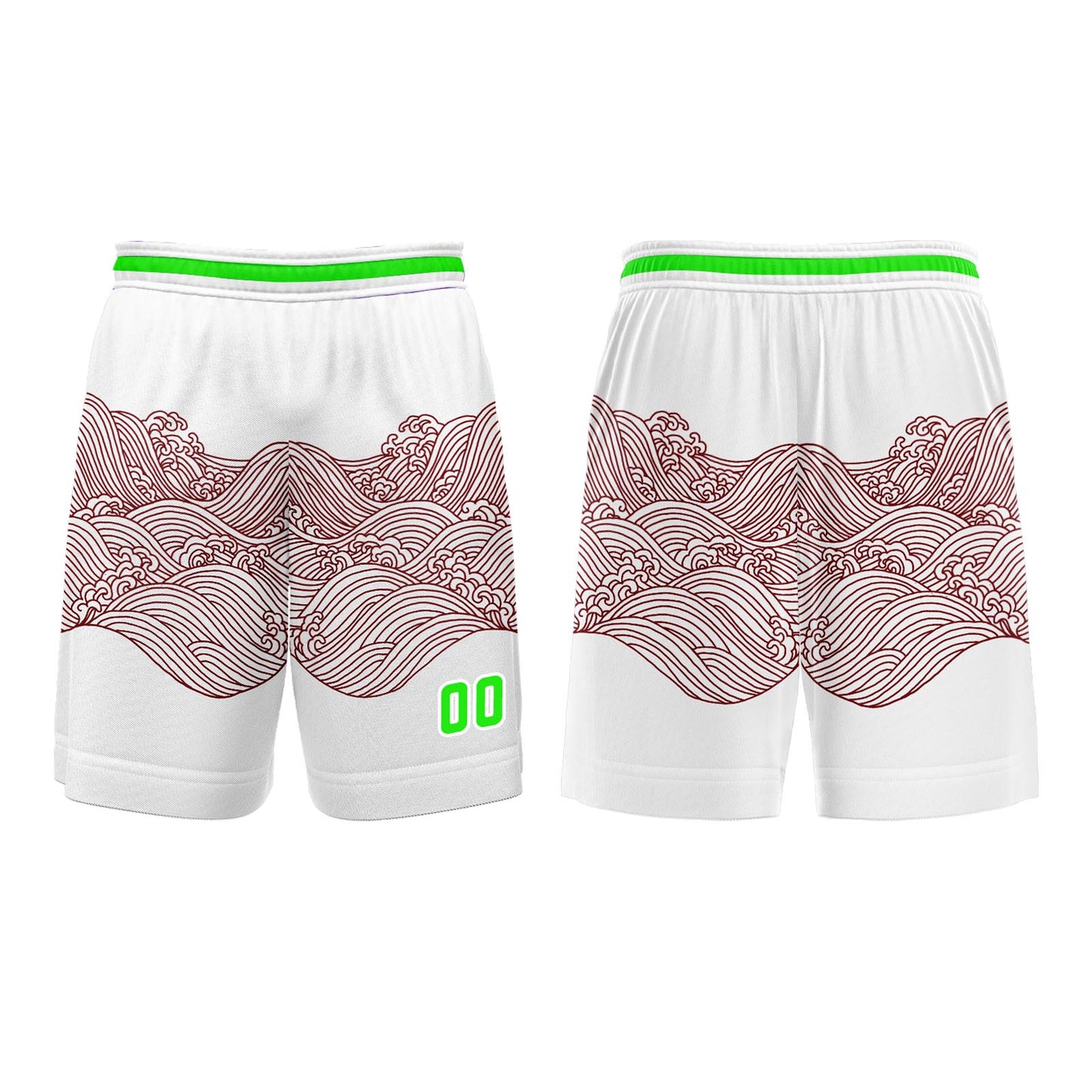 Custom White Dark Red Basketball Jersey Uniform Suit Printed Your Logo Name Number