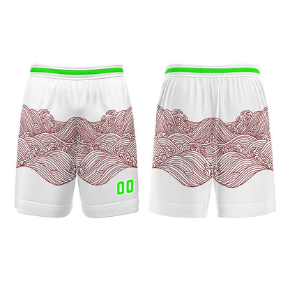 Custom White Dark Red Basketball Jersey Uniform Suit Printed Your Logo Name Number