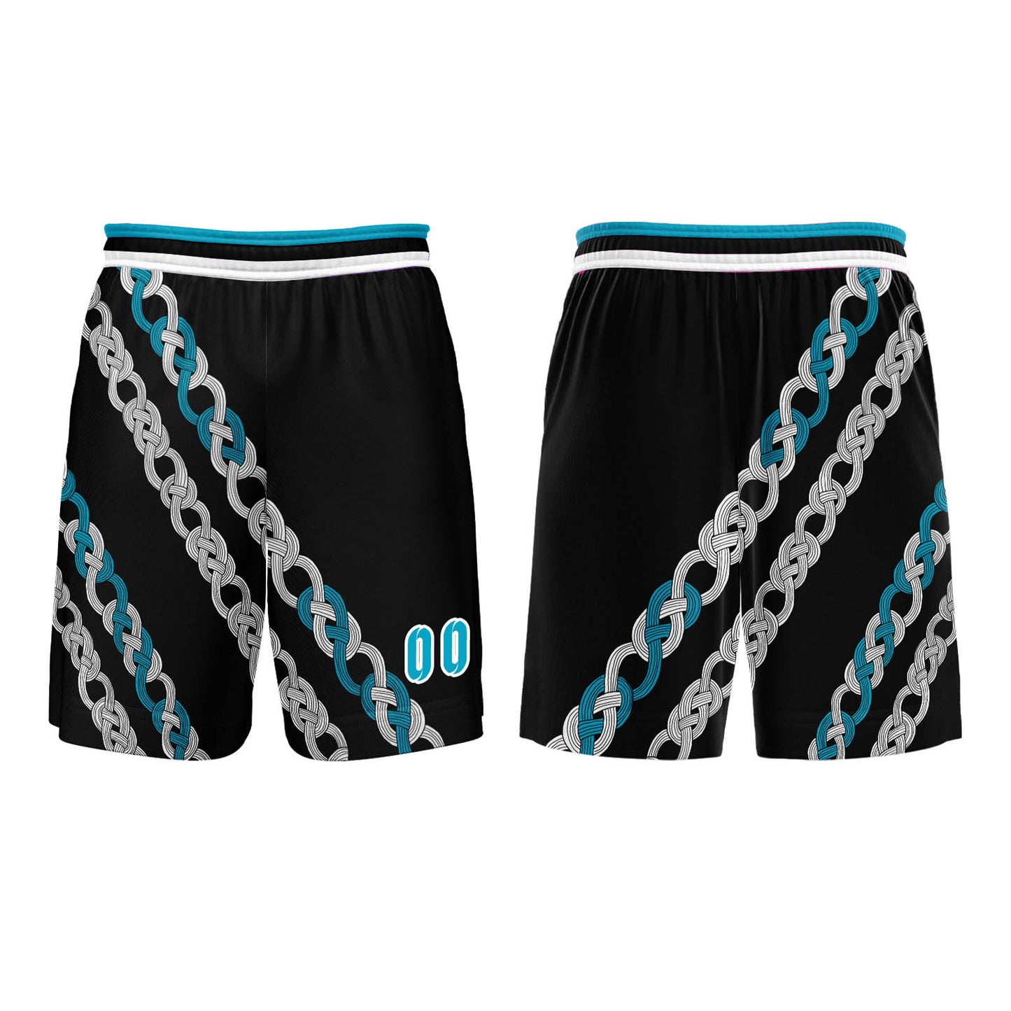 Custom Black Blue Basketball Jersey Uniform Suit Printed Your Logo Name Number
