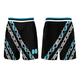 Custom Black Blue Basketball Jersey Uniform Suit Printed Your Logo Name Number