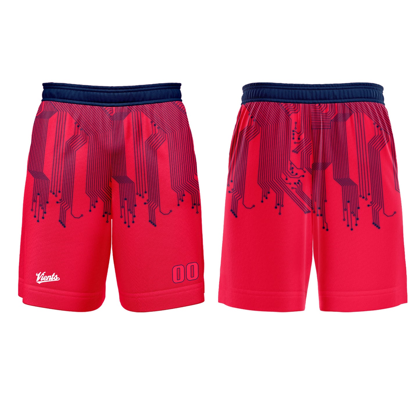 Custom Rose Red Dark Blue Basketball Soccer Football Shooting Long T-Shirt for Adults and Kids