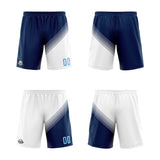 Custom Navy White Reversible Basketball Suit for Adults and Kids Personalized Jersey