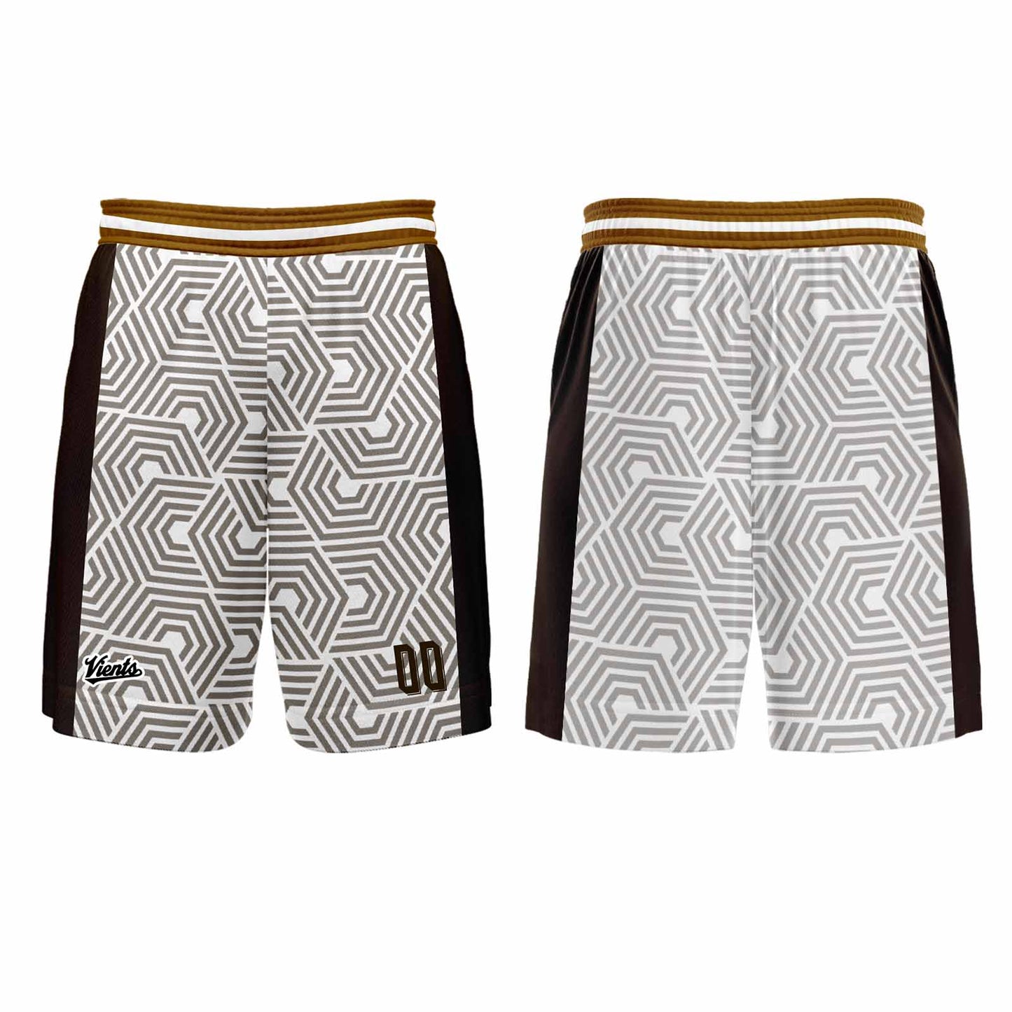 Custom Brown Basketball Soccer Football Shooting Long T-Shirt for Adults and Kids