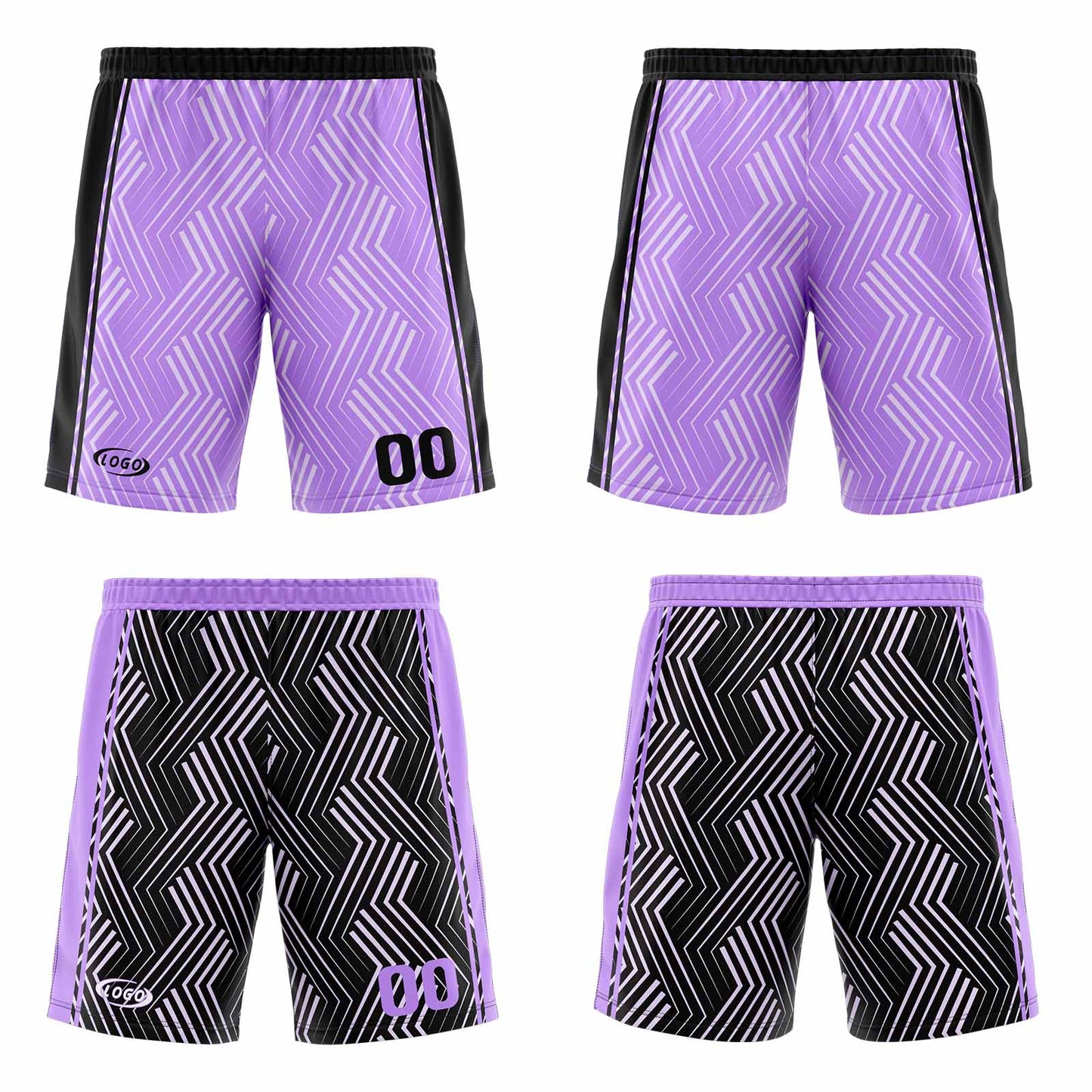 Custom Purple Black Reversible Basketball Suit for Adults and Kids Personalized Jersey