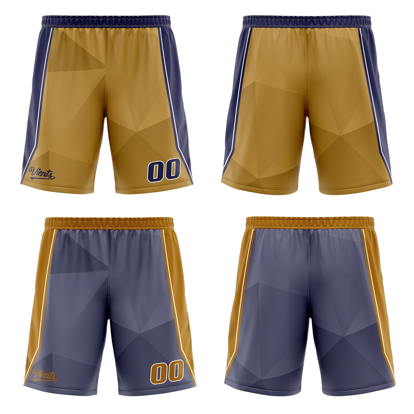 Custom Brown Navy Reversible Basketball Suit for Adults and Kids Personalized Jersey
