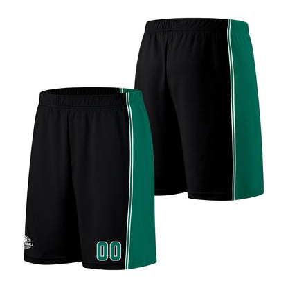 Custom Black Green Basketball Jersey for Men Women Adult Youth Stitched Name Number Logo