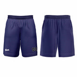 Custom Gray Blue Basketball Soccer Football Shooting Long T-Shirt for Adults and Kids