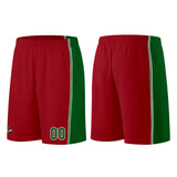 Custom Burgundy Green Basketball Jersey for Men Women Adult Youth Stitched Name Number Logo