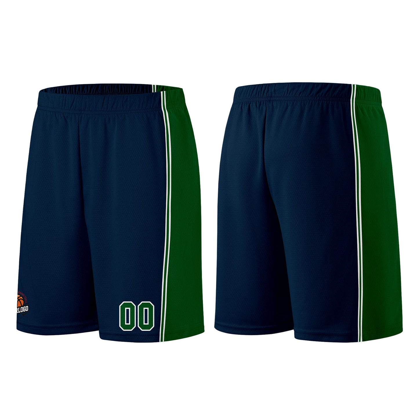 Custom Dark Blue-Green Basketball Jersey for Men Women Adult Youth Stitched Name Number Logo
