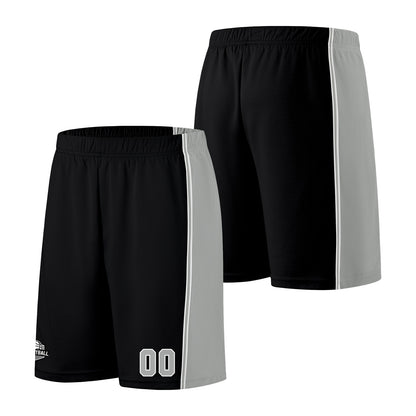 Custom Black Gray Basketball Jersey for Men Women Adult Youth Stitched Name Number Logo
