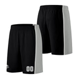 Custom Black Gray Basketball Jersey for Men Women Adult Youth Stitched Name Number Logo