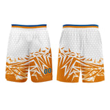 Custom Orange Blue Basketball Jersey Uniform Suit Printed Your Logo Name Number