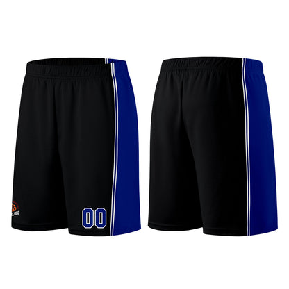 Custom Black-Royal Basketball Jersey for Men Women Adult Youth Stitched Name Number Logo