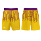 Custom Yellow Purple Basketball Soccer Football Shooting Long T-Shirt for Adults and Kids