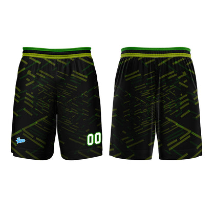 Custom Black Yellow Green Basketball Jersey Uniform Suit Printed Your Logo Name Number