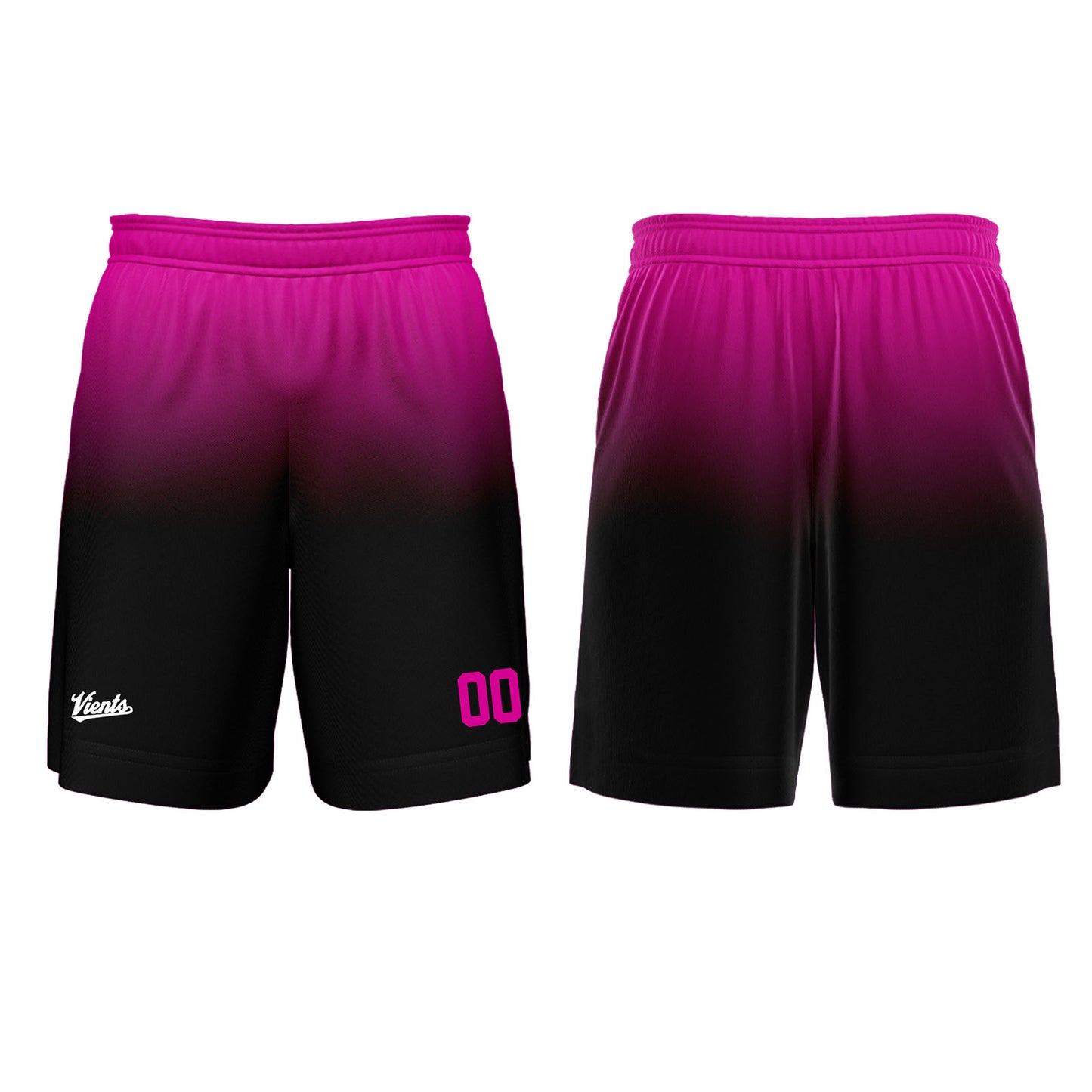 Custom Pink Black Basketball Soccer Football Shooting Long T-Shirt for Adults and Kids