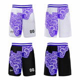Custom White Black Reversible Basketball Suit for Adults and Kids Personalized Jersey
