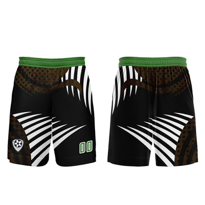 Custom Brown Green Uniform Jersey Kids Adults Personalized Set Jersey Shirt
