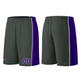 Custom Dark Gray-Purple Basketball Jersey for Men Women Adult Youth Stitched Name Number Logo