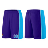 Custom Purple Light Blue Basketball Jersey for Men Women Adult Youth Stitched Name Number Logo