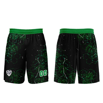 Custom Green Uniform Jersey Kids Adults Personalized Set Jersey Shirt