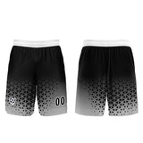 Custom Black White Uniform Jersey Kids Adults Personalized Set Jersey Shirt