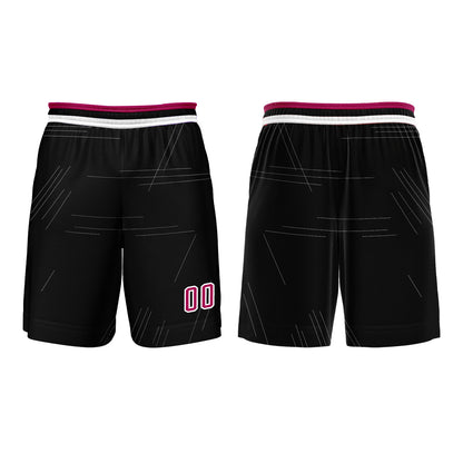 Custom Black Rose Red Basketball Jersey Uniform Suit Printed Your Logo Name Number
