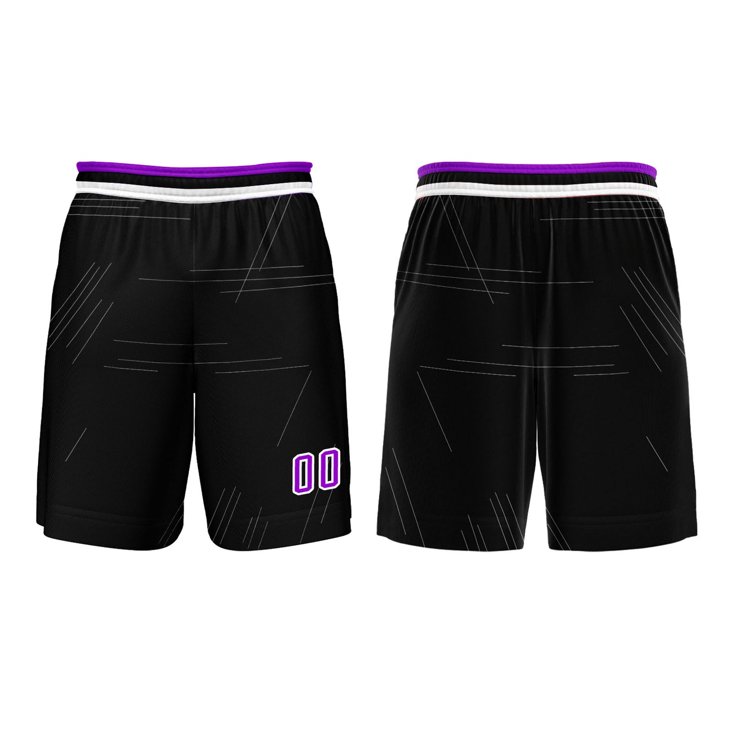 Custom Black Rose Purple Basketball Jersey Uniform Suit Printed Your Logo Name Number