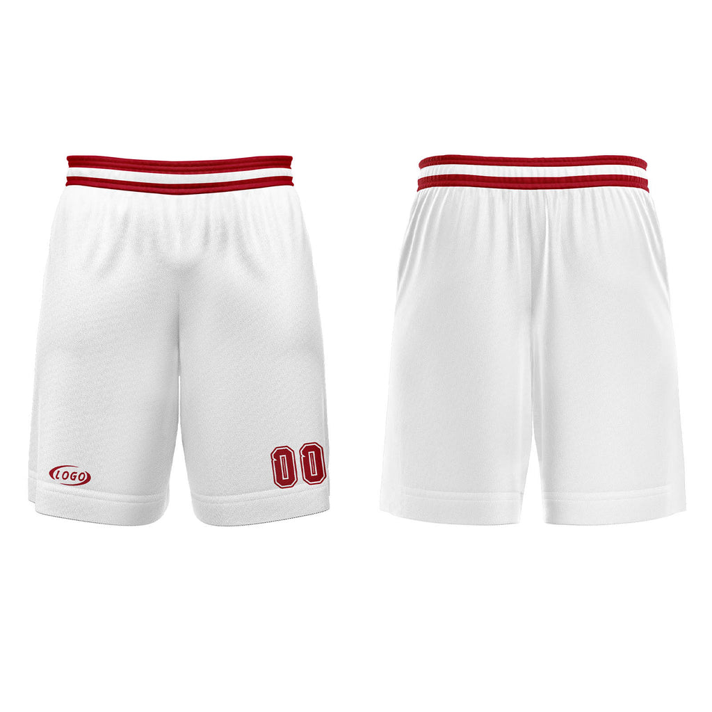 Custom White Blue Red Basketball Jersey Uniform Suit Printed Your Logo Name Number