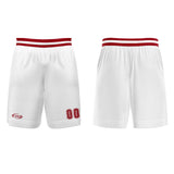 Custom White Blue Red Basketball Jersey Uniform Suit Printed Your Logo Name Number