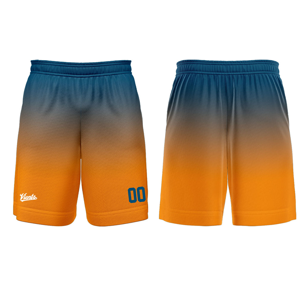 Custom Blue Orange Basketball Soccer Football Shooting Long T-Shirt for Adults and Kids