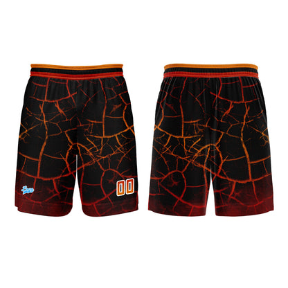 Custom Orange Red Basketball Jersey Uniform Suit Printed Your Logo Name Number