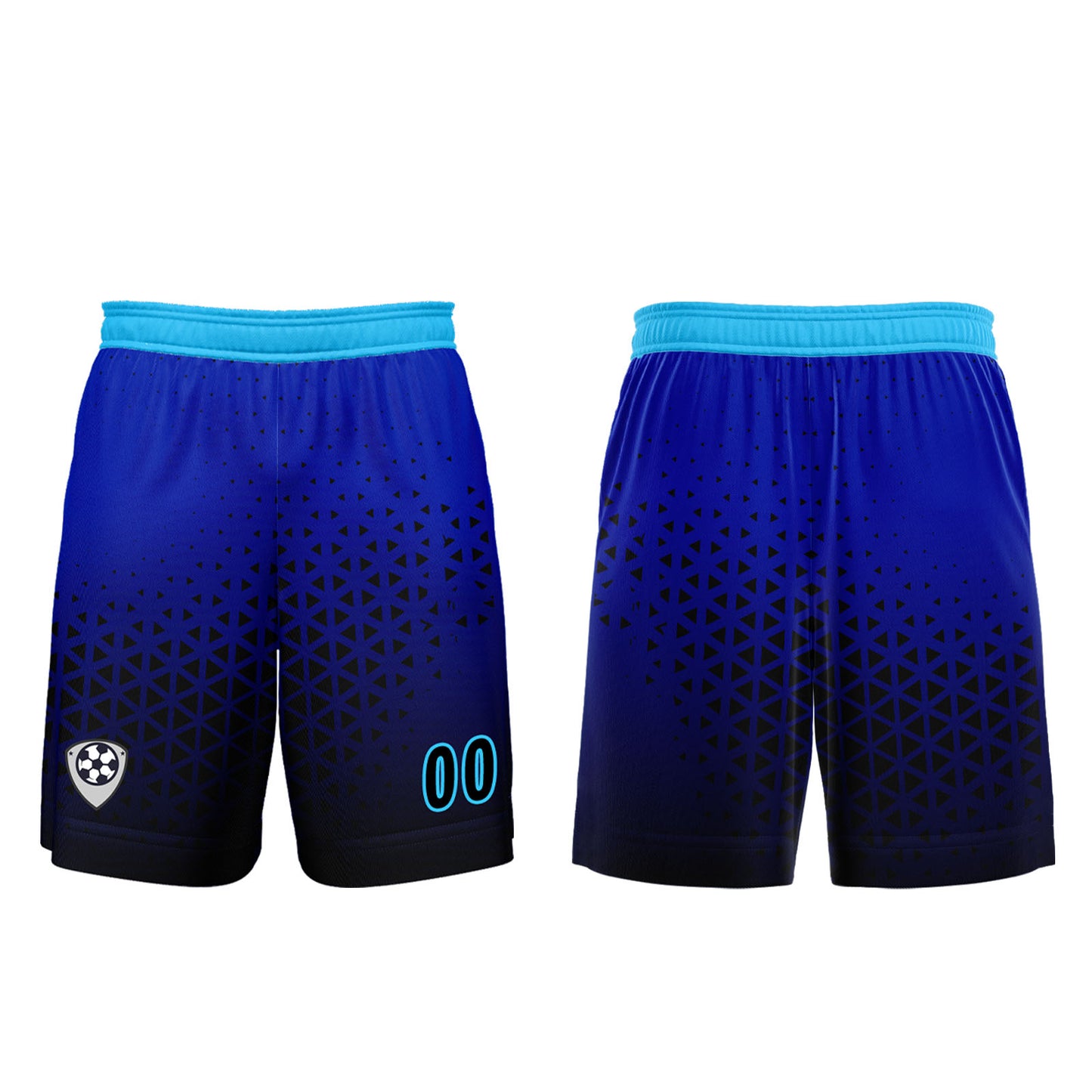 Custom Blue Uniform Jersey Kids Adults Personalized Set Jersey Shirt