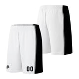 Custom White Black Basketball Jersey for Men Women Adult Youth Stitched Name Number Logo