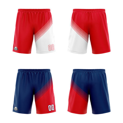 Custom Red White Reversible Basketball Suit for Adults and Kids Personalized Jersey