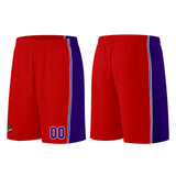 Custom Red Purple Basketball Jersey for Men Women Adult Youth Stitched Name Number Logo