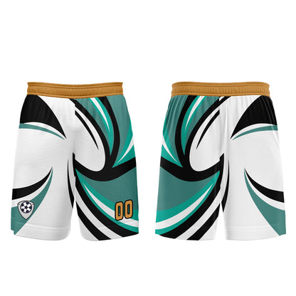 Custom White Teal Uniform Jersey Kids Adults Personalized Set Jersey Shirt