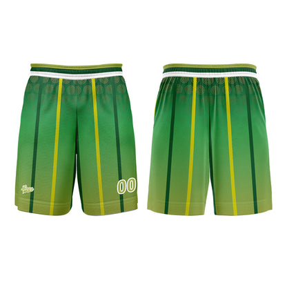 Custom Green Basketball Jersey Uniform Suit Printed Your Logo Name Number