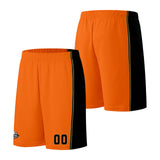 Custom Orange Black Basketball Jersey for Men Women Adult Youth Stitched Name Number Logo