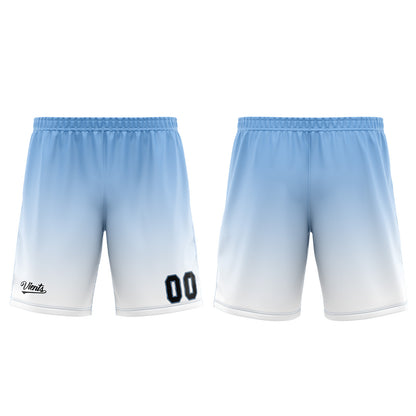Custom White Blue Basketball Jersey Uniform Suit Printed Your Logo Name Number