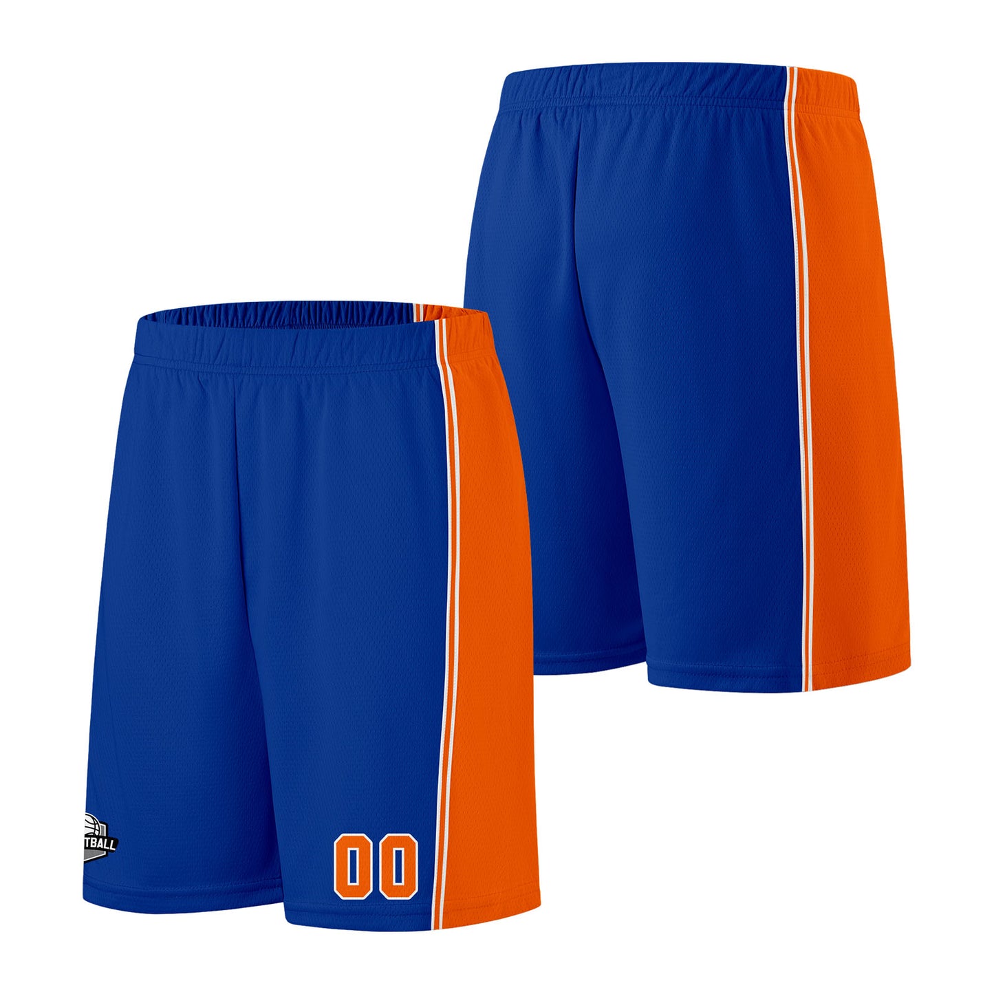 Custom Royal Orange Basketball Jersey for Men Women Adult Youth Stitched Name Number Logo