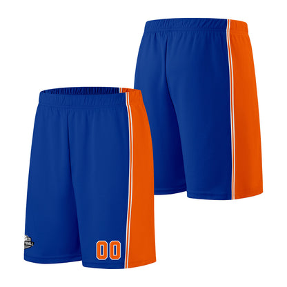 Custom Royal Orange Basketball Jersey for Men Women Adult Youth Stitched Name Number Logo