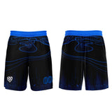Custom Black Blue Soccer Uniform Jersey Kids Adults Personalized Set Jersey Shirt