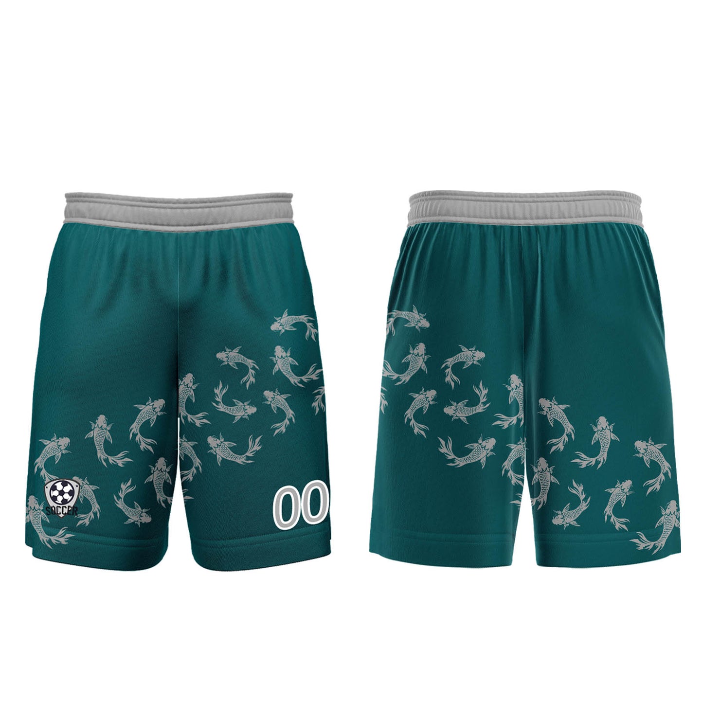 Custom Dark Green Soccer Uniform Jersey Kids Adults Personalized Set Jersey Shirt