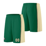 Custom Green Cream Basketball Jersey for Men Women Adult Youth Stitched Name Number Logo