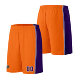 Custom Orange Purple Basketball Jersey for Men Women Adult Youth Stitched Name Number Logo